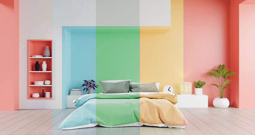 Modern colors for the bedroom